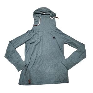 Naketano green women's size large light weight pullover hoodie